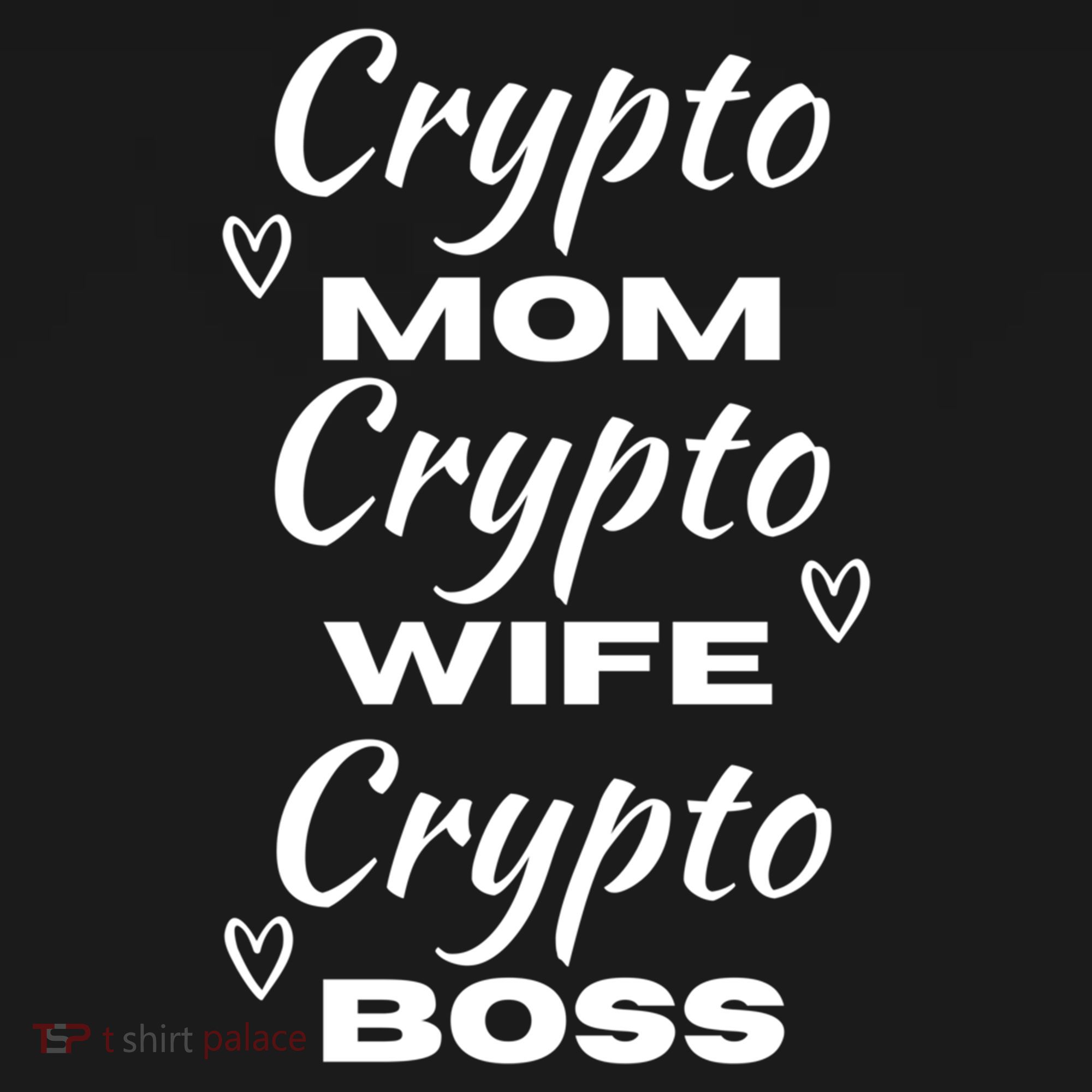 Wo Crypto Mom Wife Boss Funny Tee Bitcoin Ethereum Gift Women's Hoodie