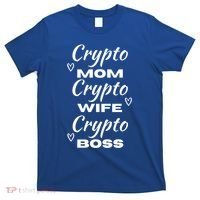 Wo Crypto Mom Wife Boss Funny Tee Bitcoin Ethereum Gift T-Shirt thumb 0