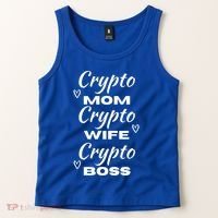 Wo Crypto Mom Wife Boss Funny Tee Bitcoin Ethereum Gift Tank Top thumb 2