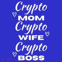 Wo Crypto Mom Wife Boss Funny Tee Bitcoin Ethereum Gift Visor thumb 3