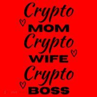 Wo Crypto Mom Wife Boss Funny Tee Bitcoin Ethereum Gift Santa Hat thumb 1