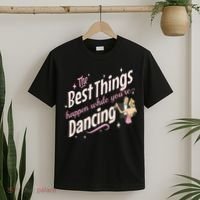 White Christmas Movie The Best Things Happen While YouRe Dancing T-Shirt thumb 2
