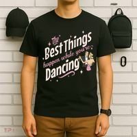 White Christmas Movie The Best Things Happen While YouRe Dancing T-Shirt thumb 6