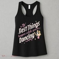 White Christmas Movie The Best Things Happen While YouRe Dancing Women's Tank Top thumb 3