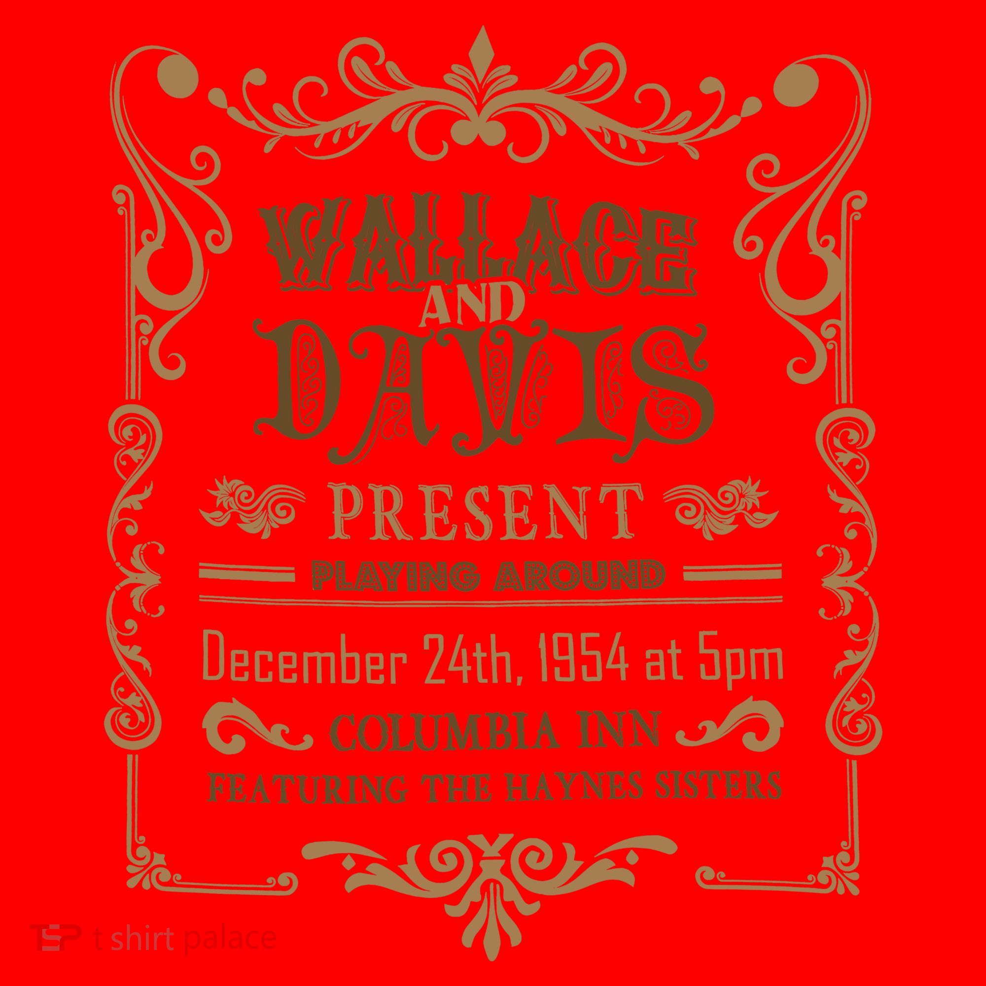 White Christmas Movie Wallace And Davis Present Santa Hat