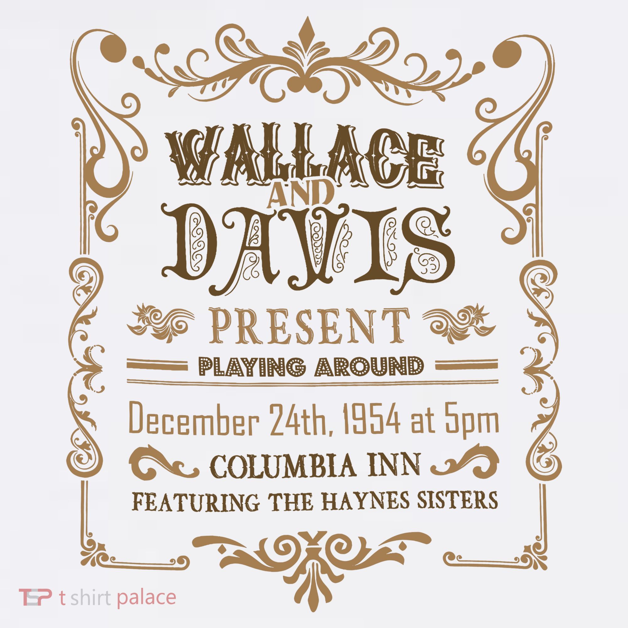 White Christmas Movie Wallace And Davis Present Apron