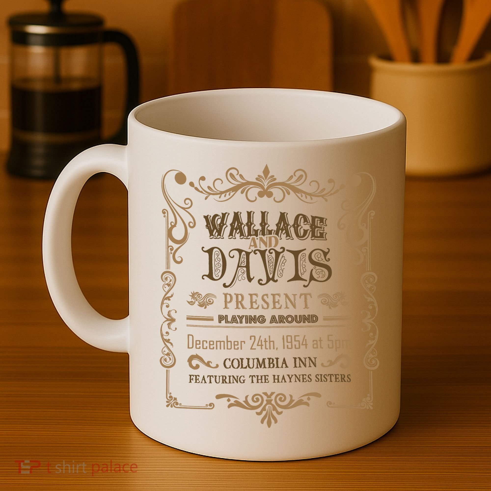White Christmas Movie Wallace And Davis Present Coffee Mug
