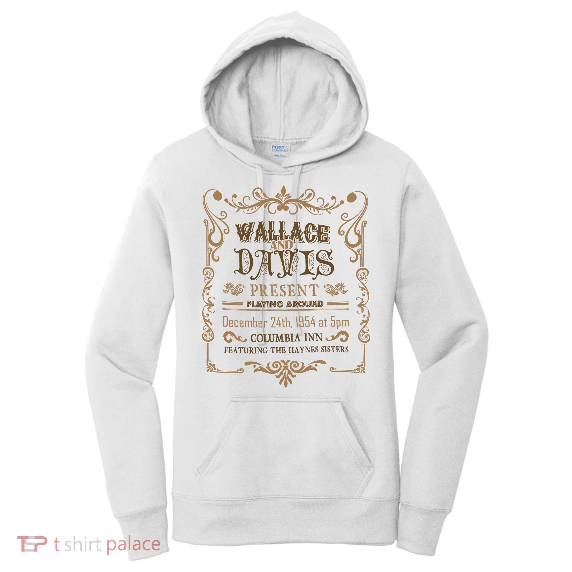 White Christmas Movie Wallace And Davis Present Women's Hoodie