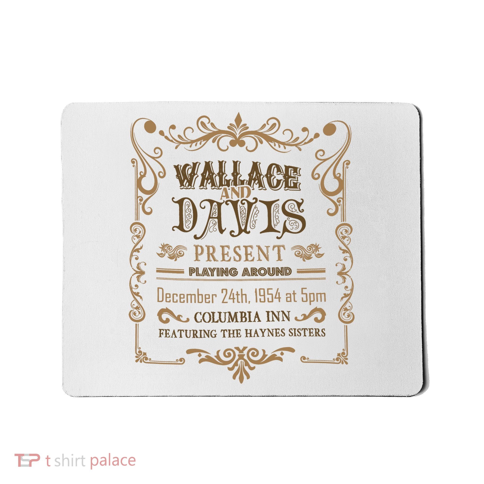 White Christmas Movie Wallace And Davis Present Mousepad