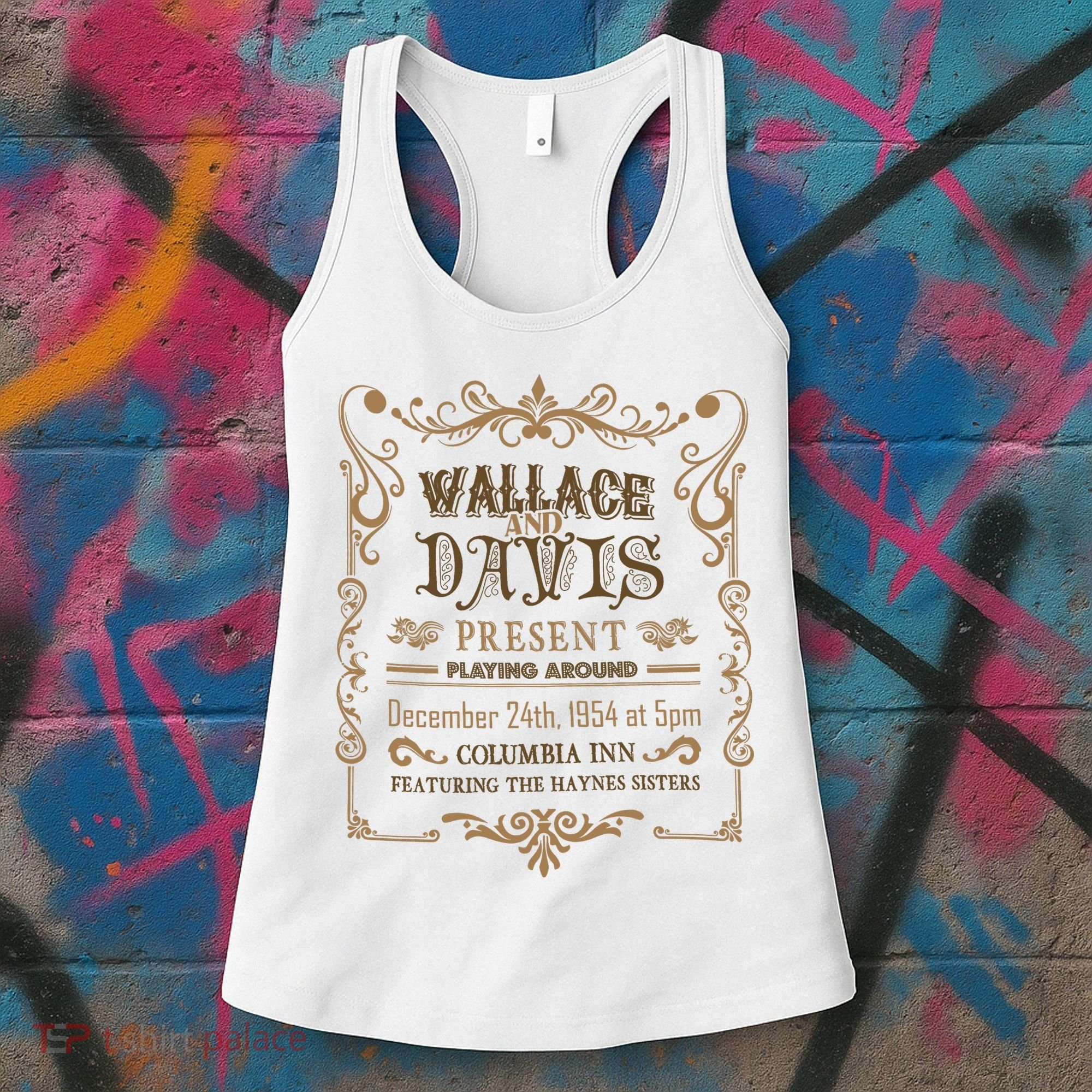 White Christmas Movie Wallace And Davis Present Women's Tank Top