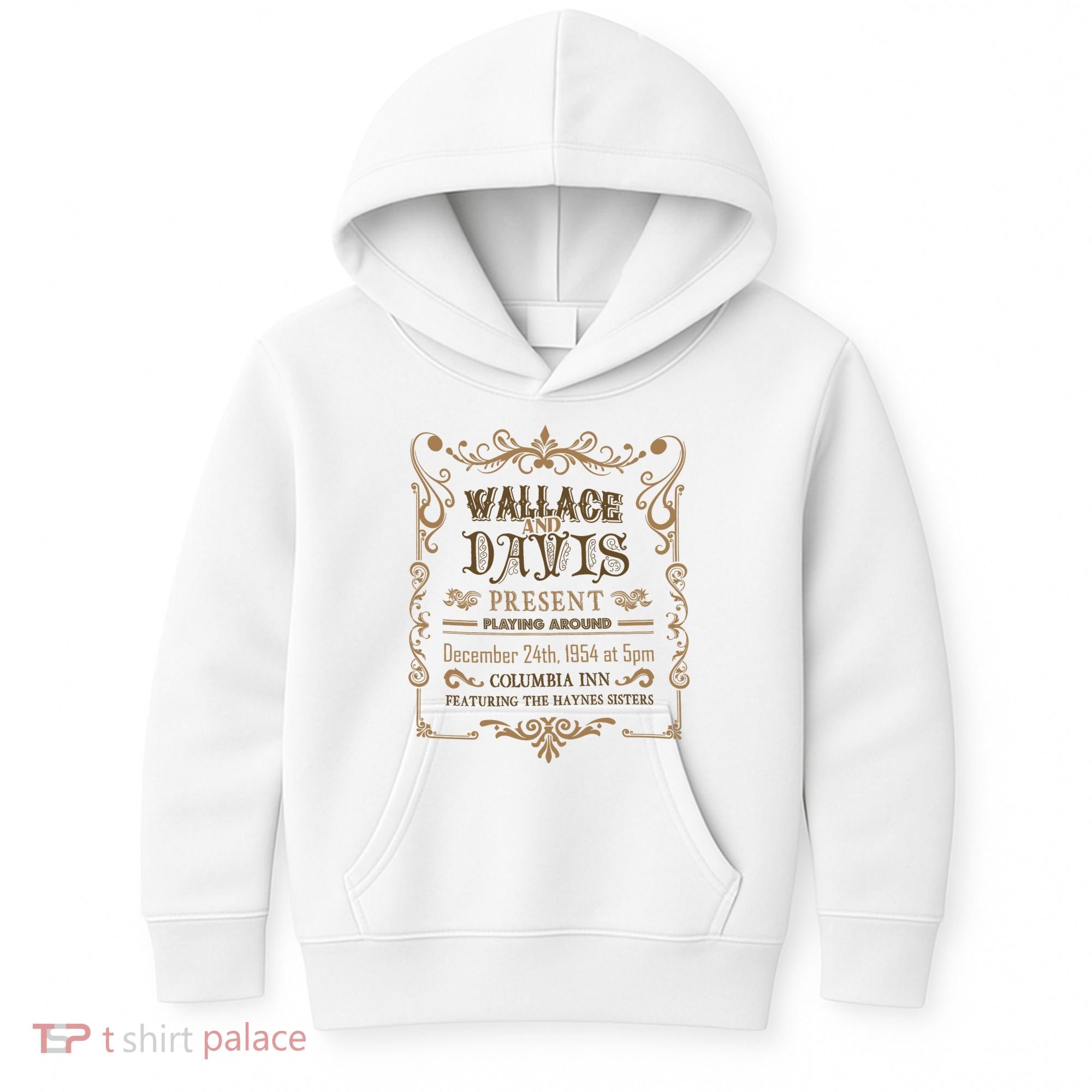 White Christmas Movie Wallace And Davis Present Kids Hoodie