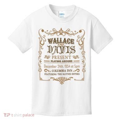 White Christmas Movie Wallace And Davis Present Kids T-Shirt