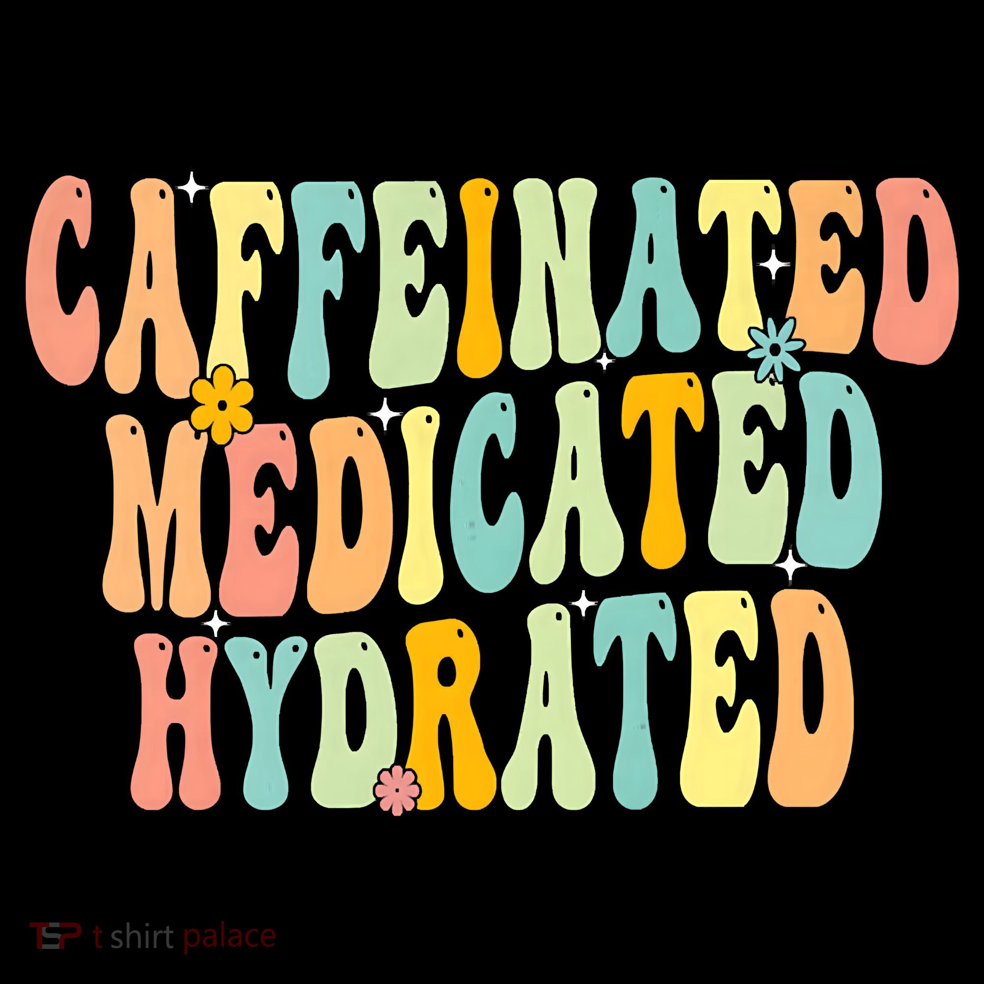 Womens Caffeinated Medicated Hydrated Funny Saying Nurse Teacher Women's Hoodie