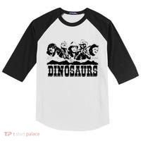 Western Country Music Legends Dinosaurs Kids Colorblock Raglan Jersey thumb 0