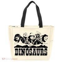 Western Country Music Legends Dinosaurs Tote Bag thumb 0