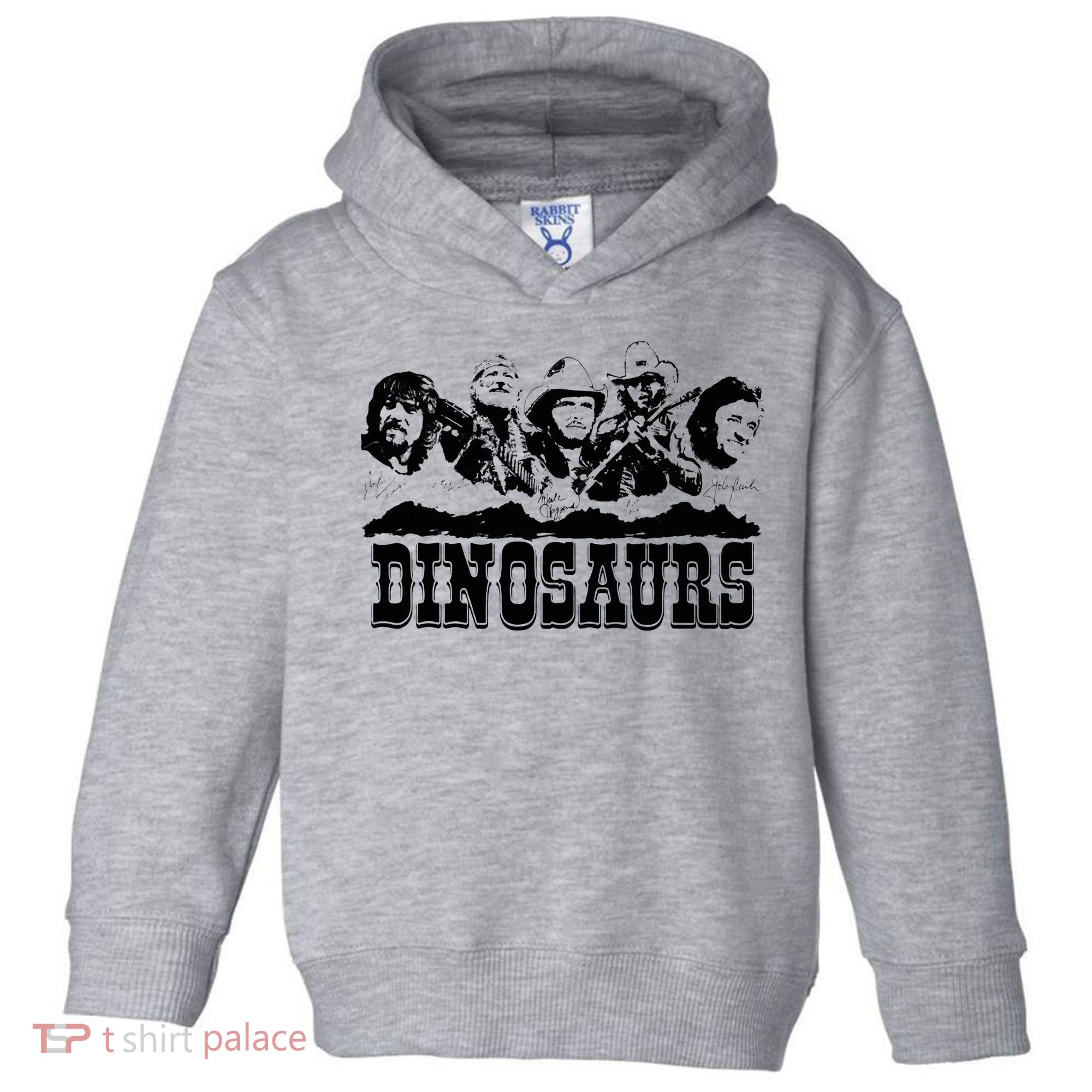Western Country Music Legends Dinosaurs Toddler Hoodie