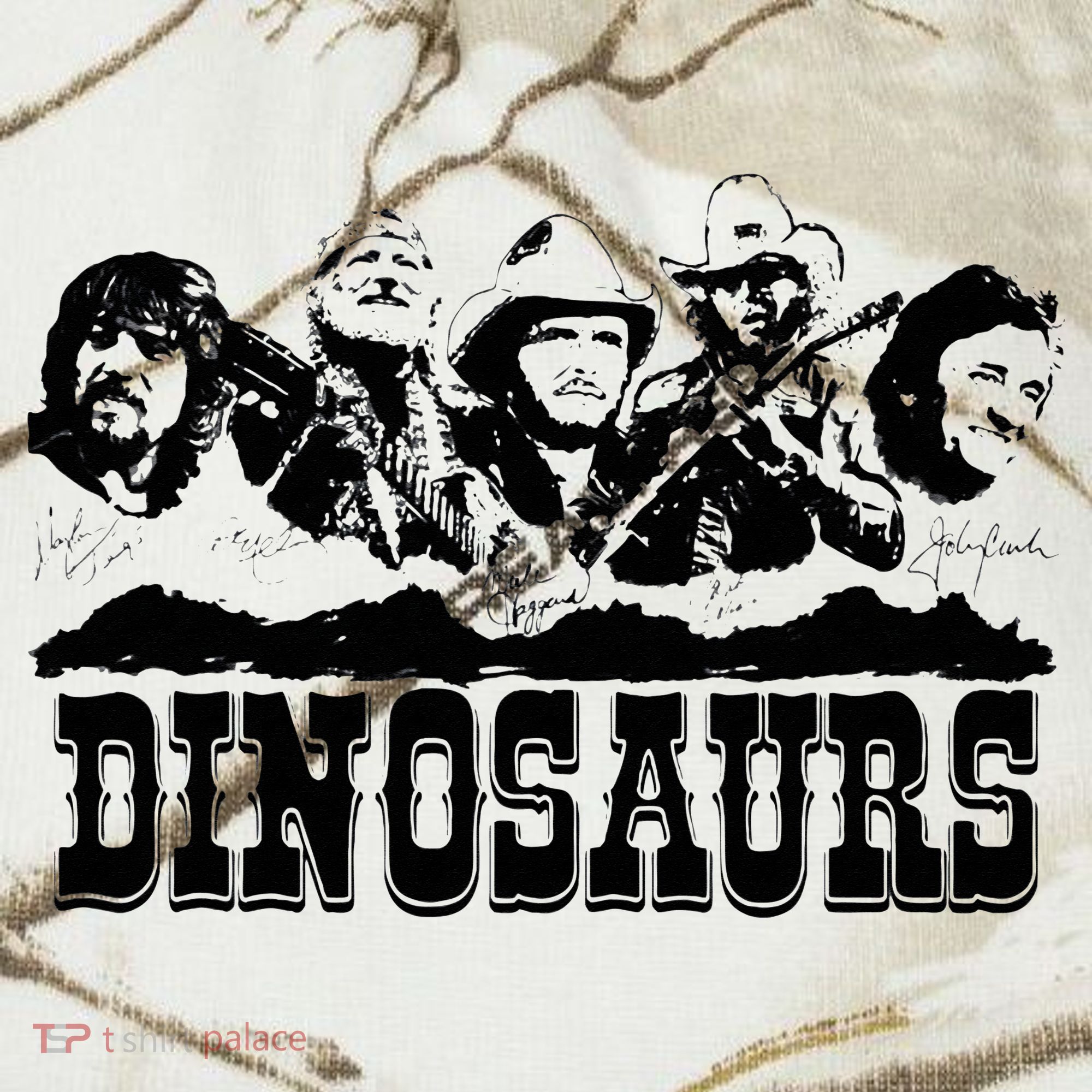 Western Country Music Legends Dinosaurs Kati Licensed 12" Camo Cuffed Beanie