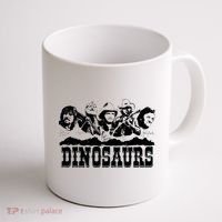 Western Country Music Legends Dinosaurs Coffee Mug thumb 1