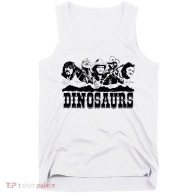 Western Country Music Legends Dinosaurs Tank Top