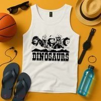Western Country Music Legends Dinosaurs Tank Top thumb 4