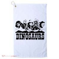 Western Country Music Legends Dinosaurs Golf Towel thumb 0