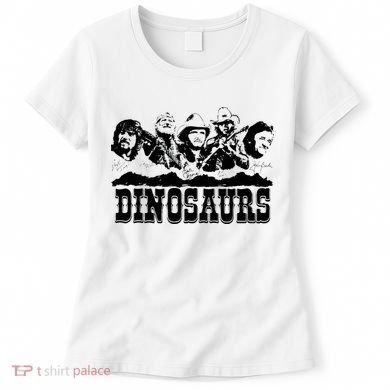 Western Country Music Legends Dinosaurs Women's T-Shirt