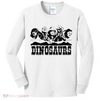 Western Country Music Legends Dinosaurs Kids Long Sleeve Shirt thumb 0