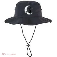 Witch Cat Moon Halloween Bucket Hat thumb 0