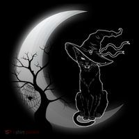 Witch Cat Moon Halloween Coffee Mug thumb 5