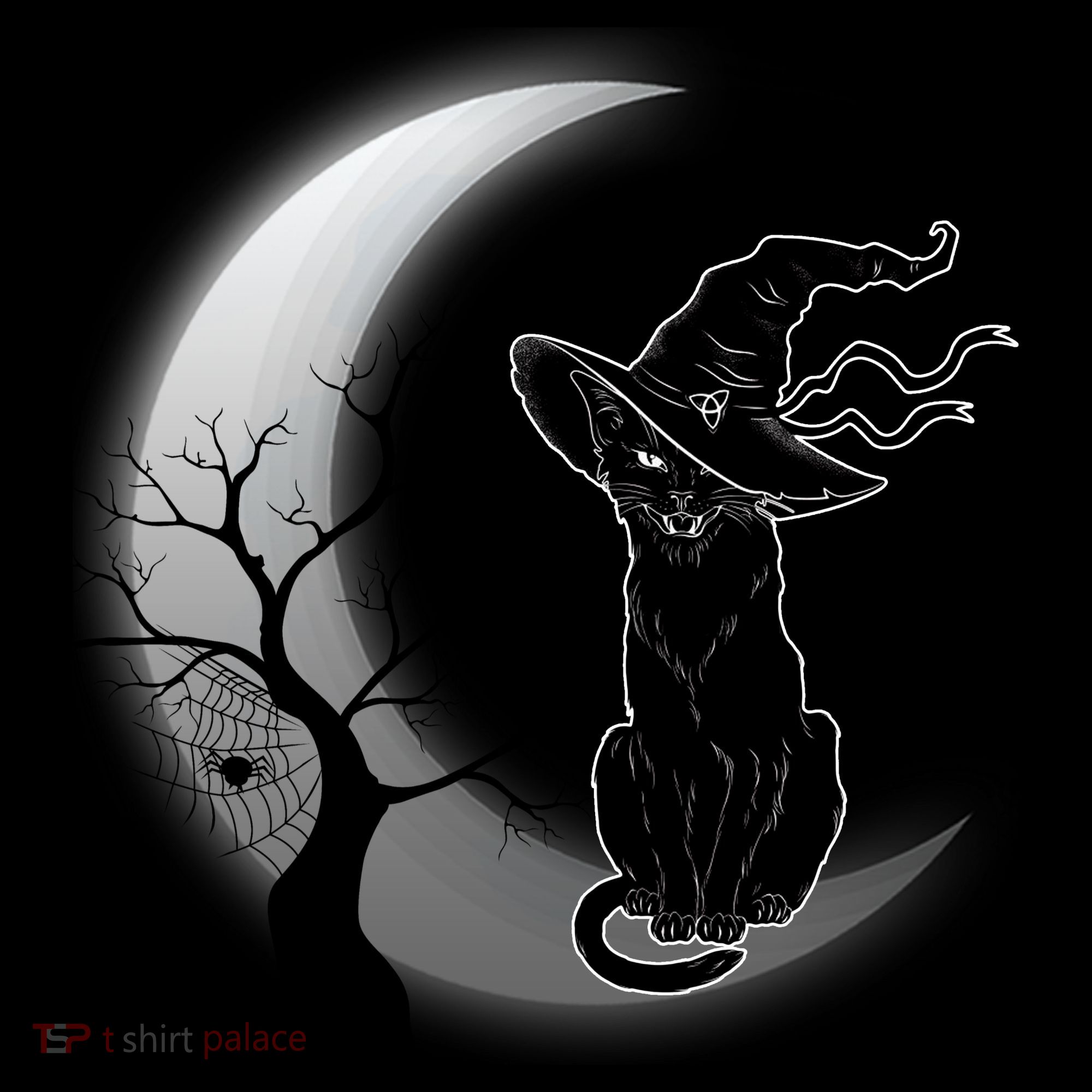 Witch Cat Moon Halloween Coffee Mug