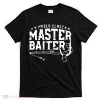World Class Master Baiter - Fisherman - Funny Fishing T-Shirt thumb 0