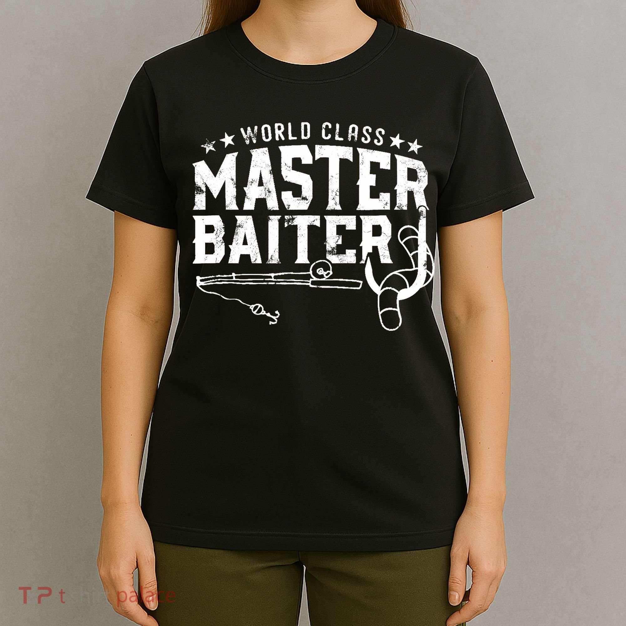 World Class Master Baiter - Fisherman - Funny Fishing T-Shirt