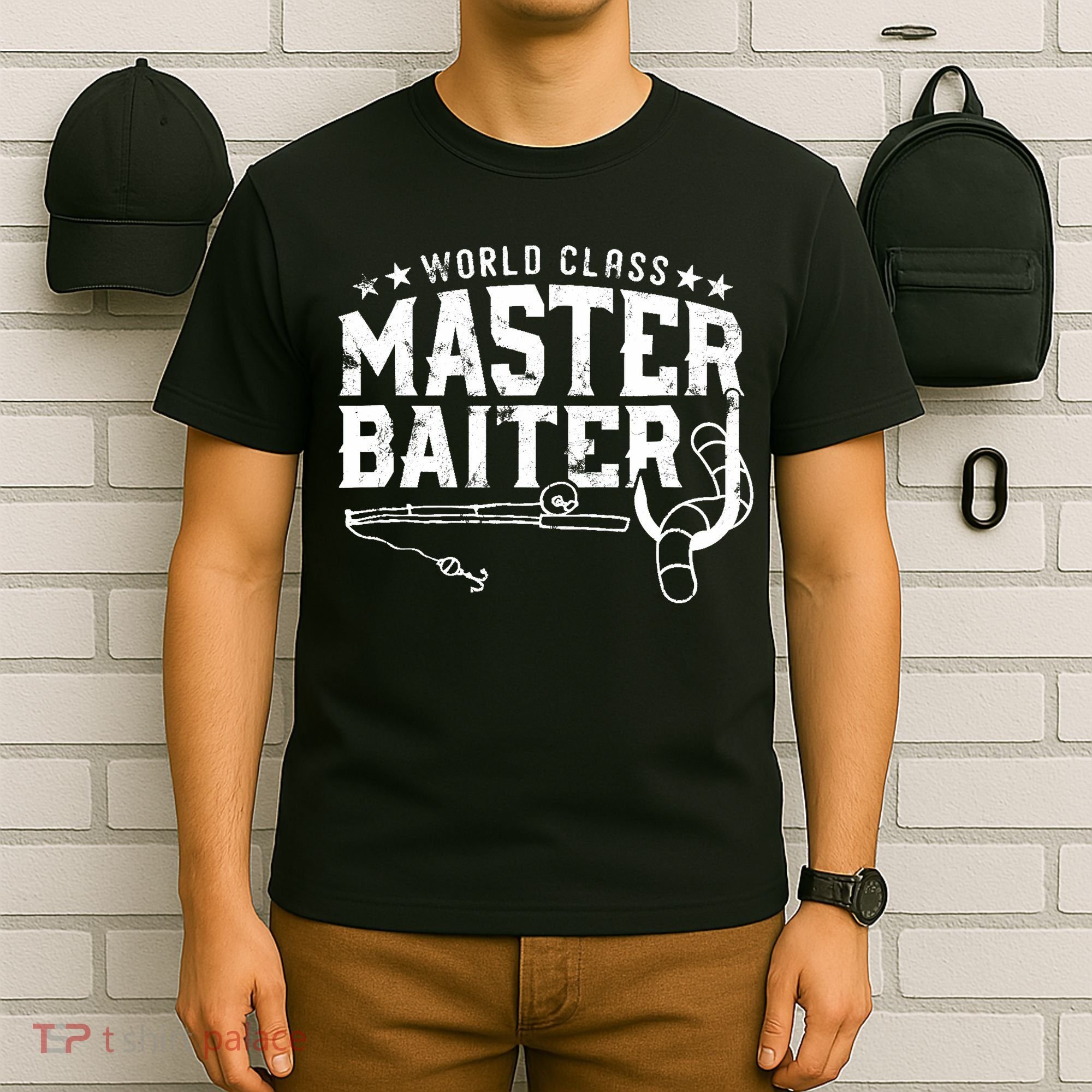 World Class Master Baiter - Fisherman - Funny Fishing T-Shirt