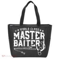 World Class Master Baiter - Fisherman - Funny Fishing Tote Bag thumb 0