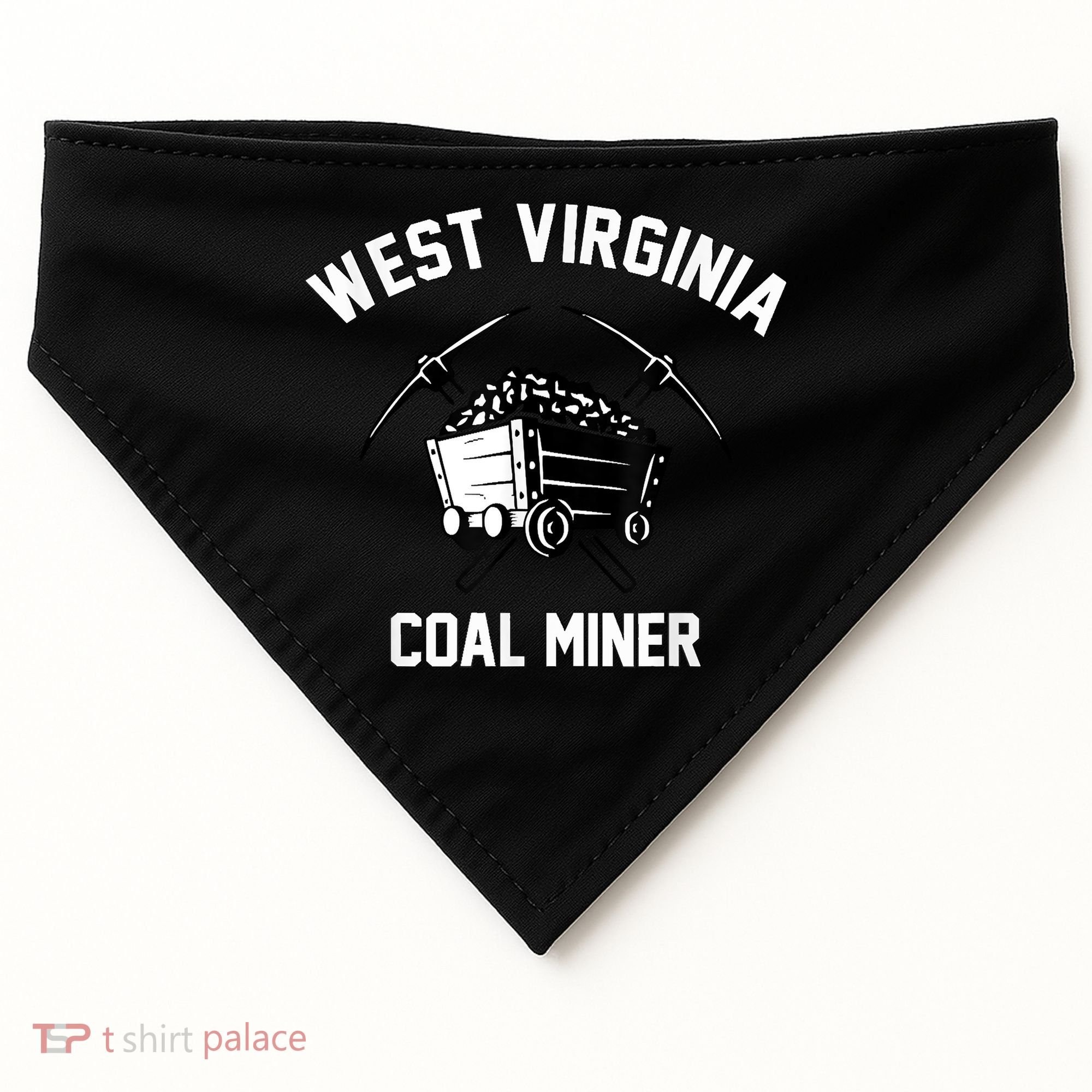WV Coal Miner USA-Made Doggie Bandana