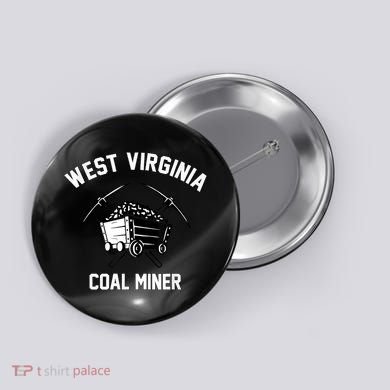WV Coal Miner Button