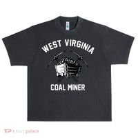 WV Coal Miner Urban Oversized Heavyweight T-Shirt thumb 0
