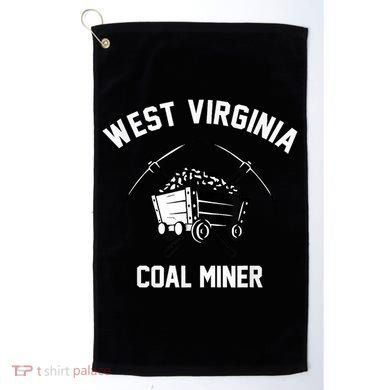 WV Coal Miner Golf Towel
