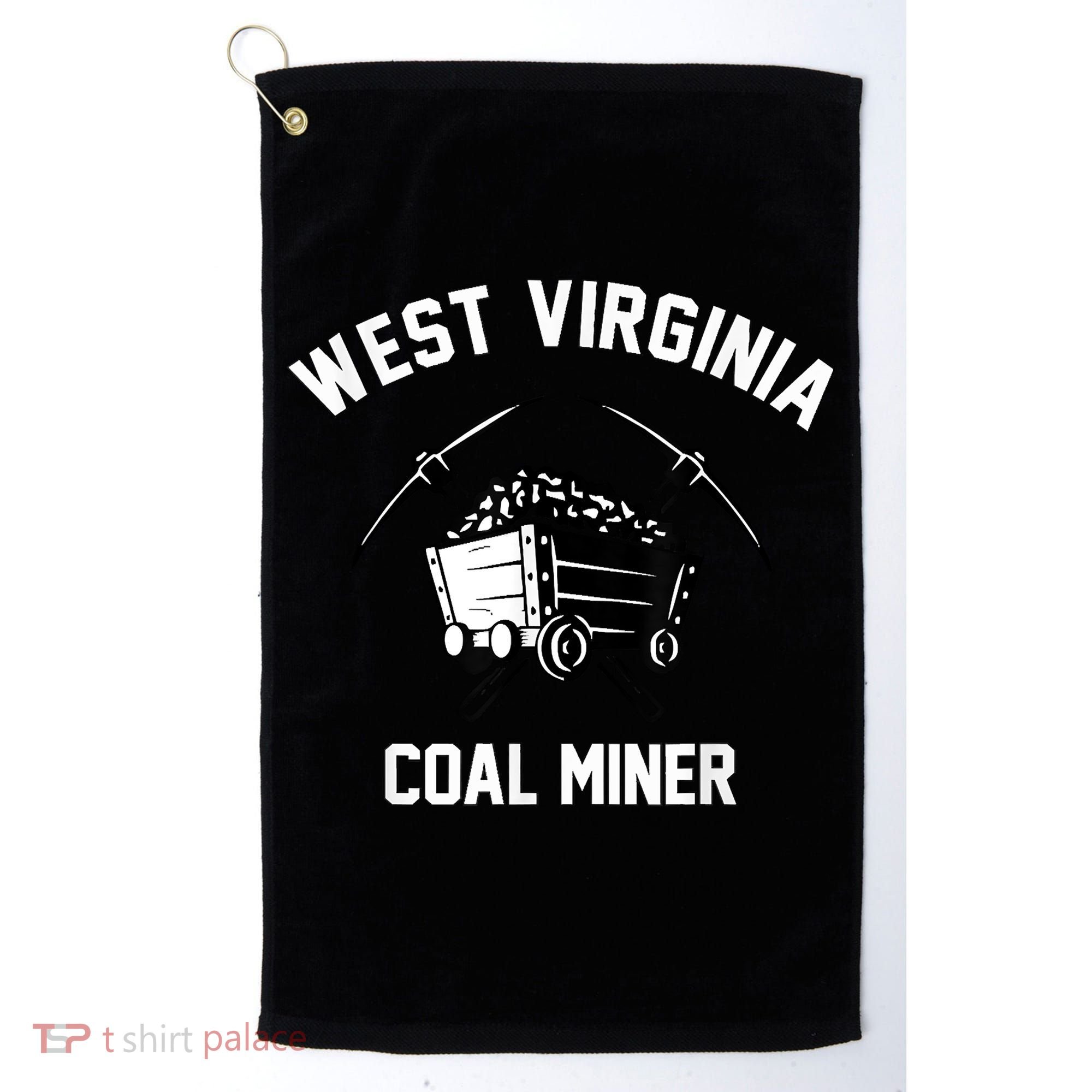WV Coal Miner Golf Towel