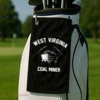 WV Coal Miner Golf Towel thumb 2