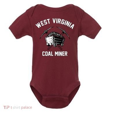 WV Coal Miner Baby Bodysuit