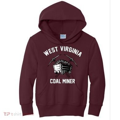 WV Coal Miner Kids Hoodie
