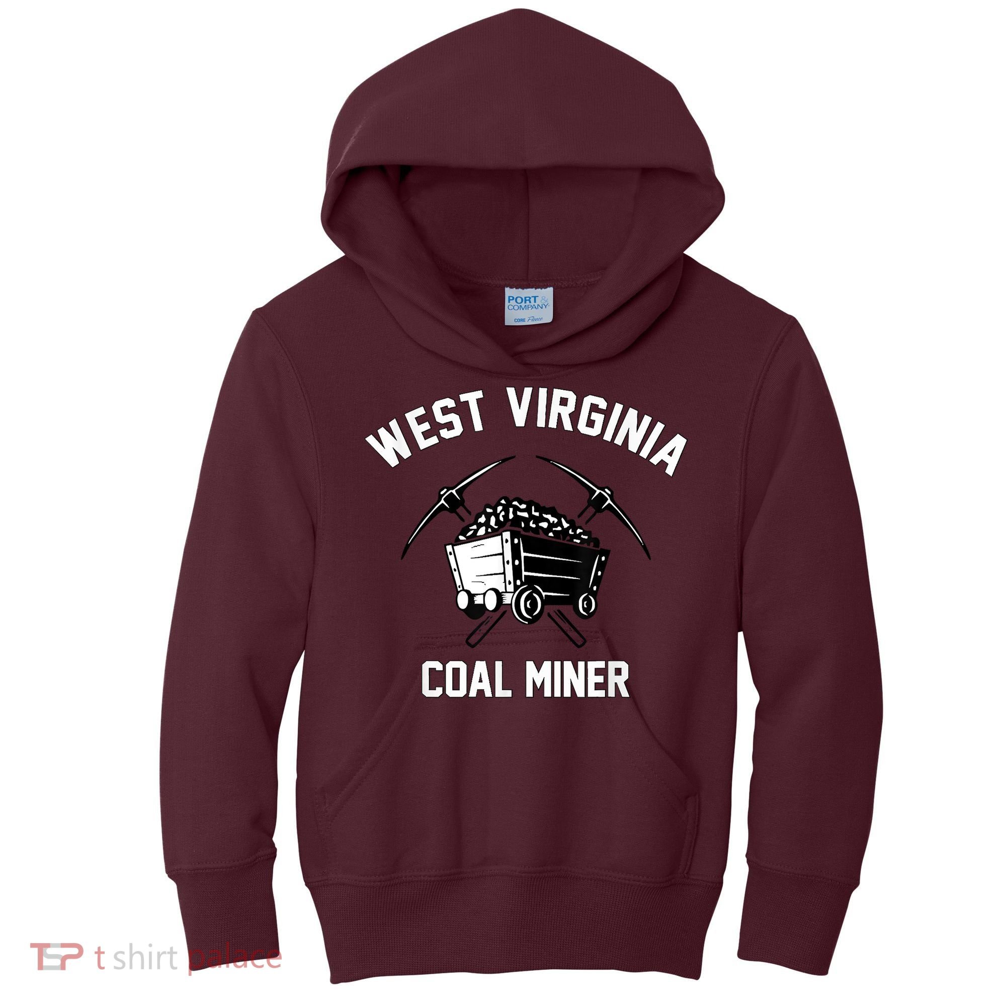 WV Coal Miner Kids Hoodie