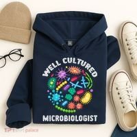 Well Cultured Microbiologist Science Microbiology Scientist Hoodie thumb 4