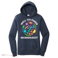 Well Cultured Microbiologist Science Microbiology Scientist Women's Hoodie thumb 0
