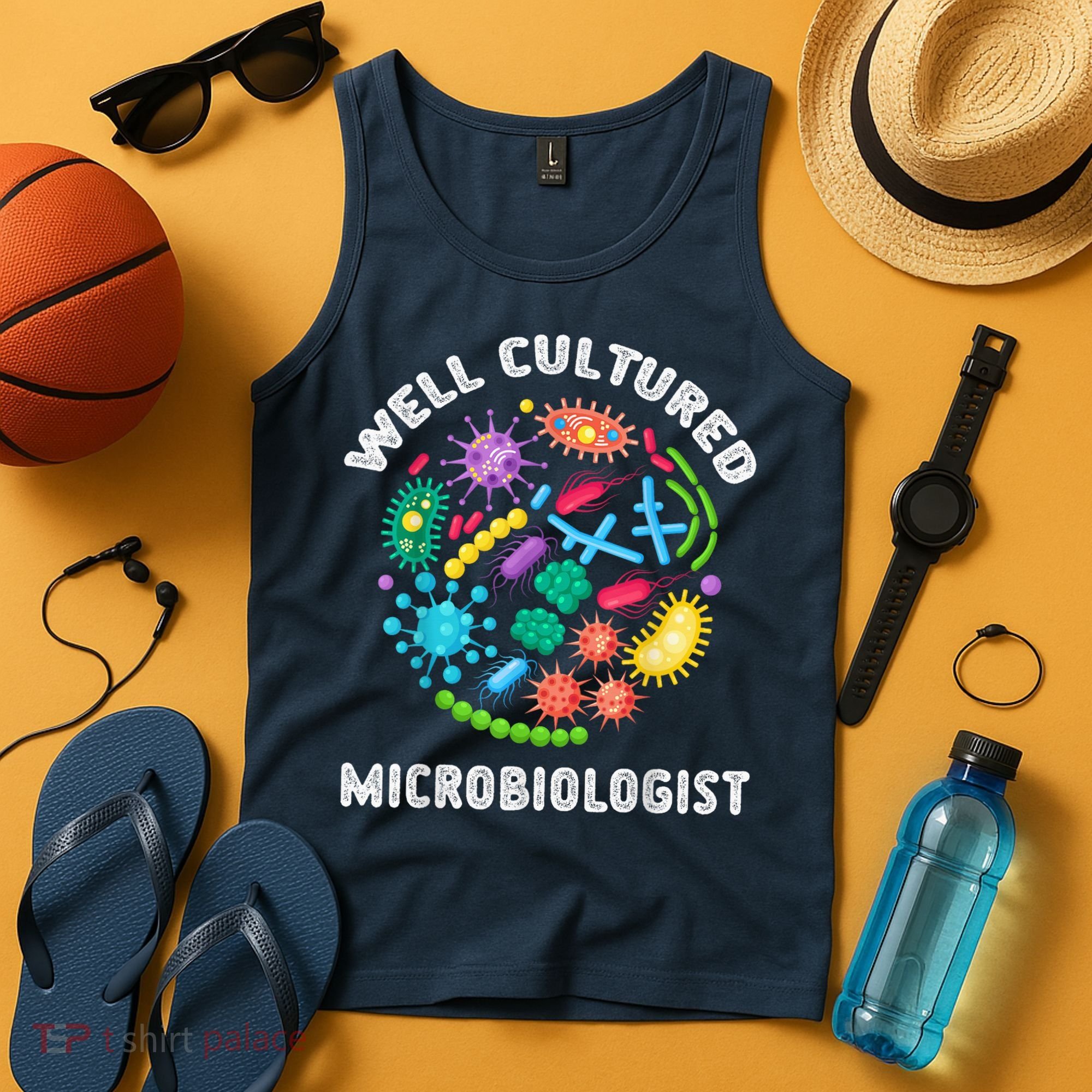 Well Cultured Microbiologist Science Microbiology Scientist Tank Top