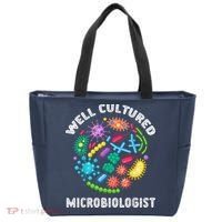 Well Cultured Microbiologist Science Microbiology Scientist Tote Bag thumb 0
