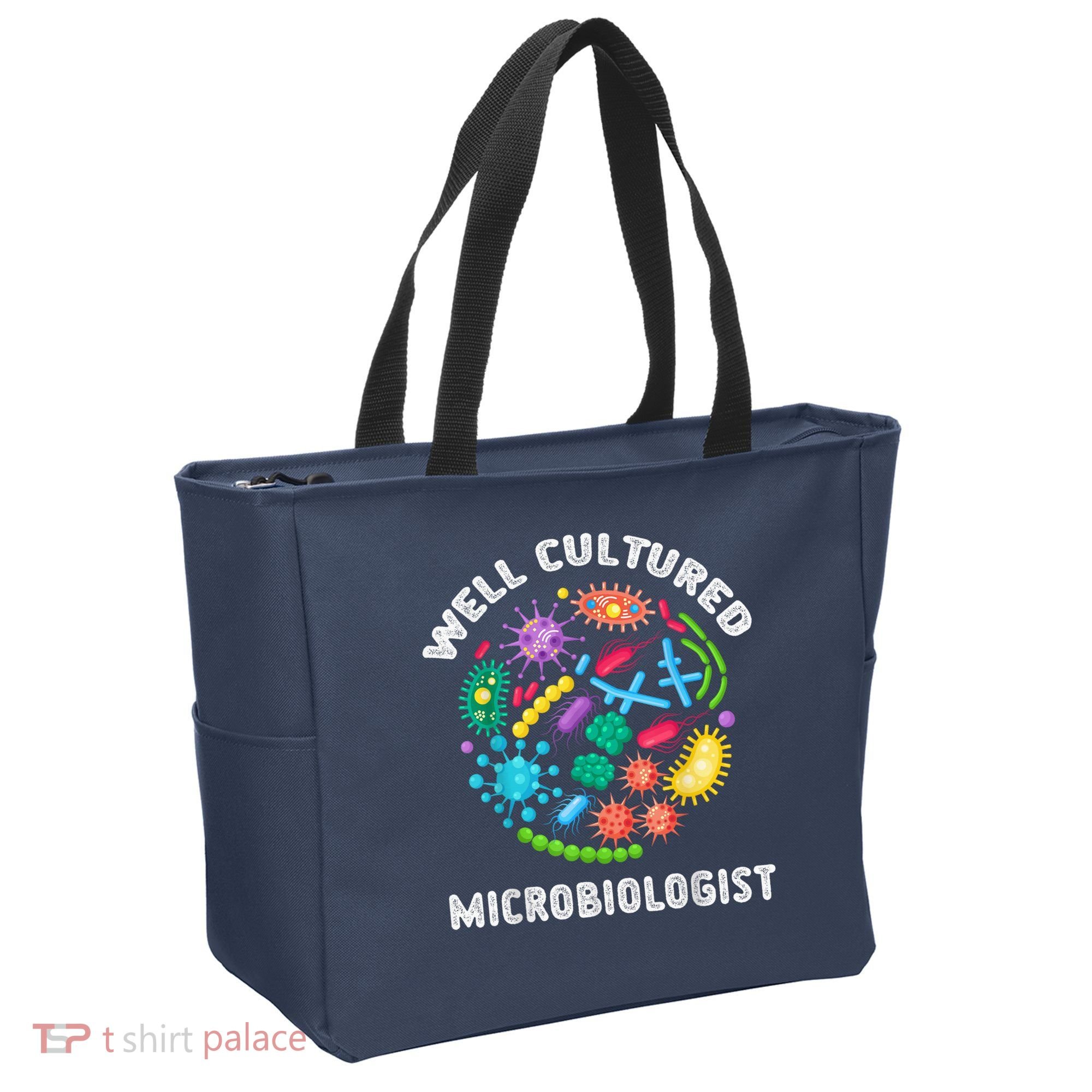 Well Cultured Microbiologist Science Microbiology Scientist Tote Bag