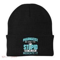 We Can Medicate It Pharmacist Pharmacy Technician Medicine Beanie thumb 0