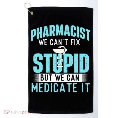 We Can Medicate It Pharmacist Pharmacy Technician Medicine Golf Towel